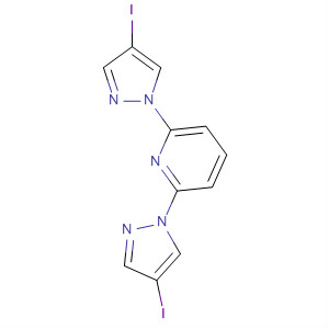 Structure of Pyridine, 2,6-bis(4-iodo-1H-pyrazol-1-yl)-