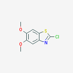 2-CHLORO-5,6-DIMETHOXY-BENZOTHIAZOLE结构式