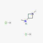 N,1-二甲基-3氨基氮杂环丁烷二盐酸盐结构式