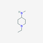 N-乙基-4-甲胺基哌啶结构式
