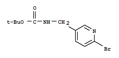 Structure of 5-(N-Boc-aminomethyl)-2-bromopyridine