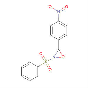 Structure of Oxaziridine, 3-(4-nitrophenyl)-2-(phenylsulfonyl)-