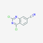 Structure of 4-dichloroquinazoline-7-carbonitrile