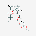 Simvastatin Hydroxy Acid Ethyl Ester结构式