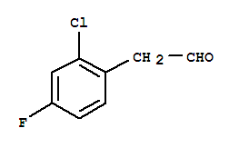2-(2-CHLORO-4-FLUOROPHENYL)ACETALDEHYDE结构式