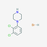 Structure of 1-(2,3-Dichlorophenyl)piperazine dihydrobromide