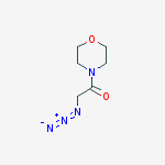 Structure of Morpholine, 4-(azidoacetyl)-