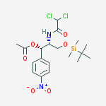 Structure of Chloramphenicol 2-(O-tert-Butyldimethylsilyl)methyl 1-Acetate