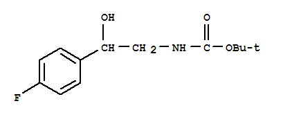 Structure of [2-(4-CHLORO-PHENYL)-2-HYDROXY-ETHYL]-CARBAMIC ACID TERT-BUTYL ESTER
