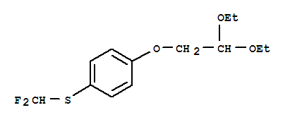 Structure of (4-(2,2-DIETHOXYETHOXY)PHENYL)(DIFLUOROMETHYL)SULFANE