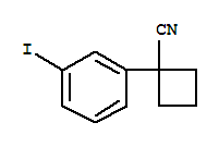Structure of 1-(3-IODOPHENYL)-CYCLOBUTANECARBONITRILE