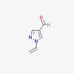Structure of 1-VINYL-1H-PYRAZOLE-4-CARBALDEHYDE 95%