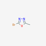 Structure of 2-bromo-5-methyl-1,3,4-oxadiazole