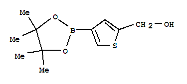 Structure of [4-(4,4,5,5-TETRAMETHYL-[1,3,2]DIOXABOROLAN-2-YL)-THIOPHEN-2-YL]-METHANOL