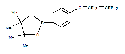 2-[4-(2,2-DIFLUORO-ETHOXY)-PHENYL]-4,4,5,5-TETRAMETHYL-[1,3,2]DIOXABOROLANE结构式