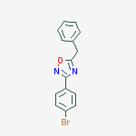 Structure of 5-BENZYL-3-(4-BROMOPHENYL)-1,2,4-OXADIAZOLE