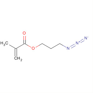 2-Propenoic acid, 2-methyl-, 3-azidopropyl ester结构式