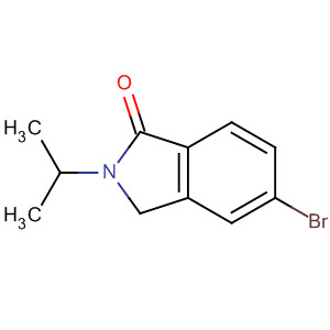 Structure of 1H-Isoindol-1-one, 5-bromo-2,3-dihydro-2-(1-methylethyl)-
