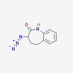 Chemical structure of 3-AZIDO-1,3,4,5-TETRAHYDRO-2H-1-BENZAZEPIN-2-ONE