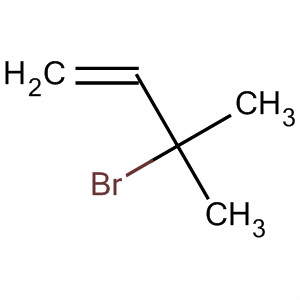 Structure of 1-Butene, 3-bromo-3-methyl-