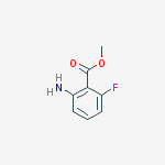 Structure of METHYL 2-AMINO-6-FLUOROBENZOATE