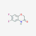 Structure of 6,7-difluoro-4H-1,4-benzoxazin-3-one