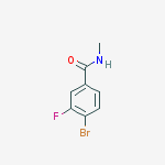 Structure of 4-BROMO-3-FLUORO-N-METHYLBENZAMIDE