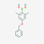 Structure of [2,6-Dimethyl-4-(phenylmethoxy)phenyl]boronic acid