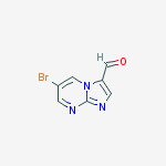 Structure of 6-BROMOIMIDAZO[1,2-A]PYRIMIDINE-3-CARBALDEHYDE
