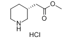 Structure of (R)-METHYL 2-(PIPERIDIN-3-YL)ACETATE HYDROCHLORIDE