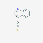 Structure of 4-((Trimethylsilyl)ethynyl)quinoline