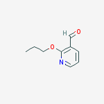 Structure of 2-N-PROPOXYPYRIDINE-3-CARBOXALDEHYDE