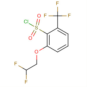 Structure of C9H6ClF5O3S