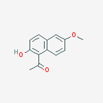Structure of 1-(2-Hydroxy-6-methoxynaphthalen-1-yl)ethanone