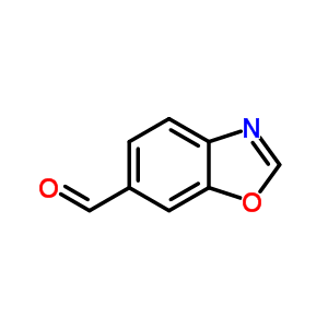 Structure of BENZO[D]OXAZOLE-6-CARBALDEHYDE