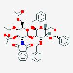 Structure of 2-O-(2-Deoxy-2-N-phthalimido-3,4,6-tri-O-acetyl--D-glucopyranosyl)-3-O-benzyl-4,6-O-benzylidene-D-mannose