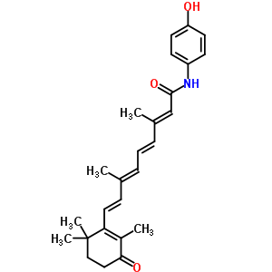 Structure of 4-Oxofenretinide