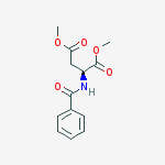Structure of (S)-dimethyl 2-benzamidosuccinate