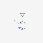 Structure of 2-Chloro-3-cyclopropylpyridine