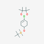 Structure of TERT-BUTYLDIMETHYL(4-(4,4,5,5-TETRAMETHYL-1,3,2-DIOXABOROLAN-2-YL)CYCLOHEX-3-ENYLOXY)SILANE
