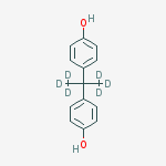 Structure of BISPHENOL A (PROPANE-D6)