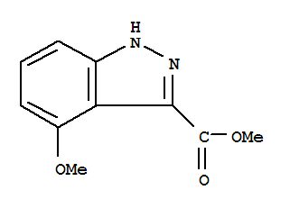 Structure of METHYL 4-METHOXY-1H-INDAZOLE-3-CARBOXYLATE