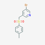3-Bromo-5-(tosylmethyl)pyridine结构式
