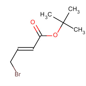 Structure of 2-Butenoic acid, 4-bromo-, 1,1-dimethylethyl ester, (2E)-