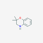 2,2-DIMETHYL-3,4-DIHYDRO-2H-1,4-BENZOXAZINE结构式