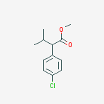 Structure of Methyl 2-(4-chlorophenyl)-3-methylbutanoate