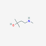 Structure of 2-METHYL-4-(METHYLAMINO)BUTAN-2-OL