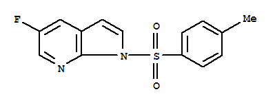 5-fluoro-1-tosyl-1H-pyrrolo[2,3-b]pyridine结构式