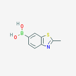Structure of 2-Methylbenzothiazole-6-boronic acid