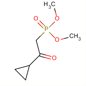 Structure of Phosphonic acid, (2-cyclopropyl-2-oxoethyl)-, dimethyl ester